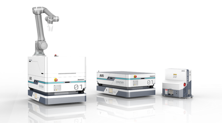 SG胜游數位開發的自主式移動機器人（AMR250M），搭配全向輪並結合AI演算法、2D LiDAR、3D攝影機等技術，協助客戶實現產線全自動化